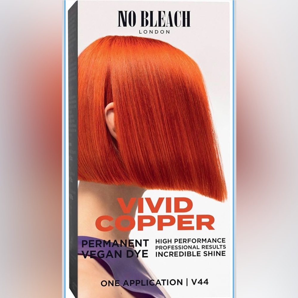 Vivid Copper : No Bleach London Permanent Hair Dye